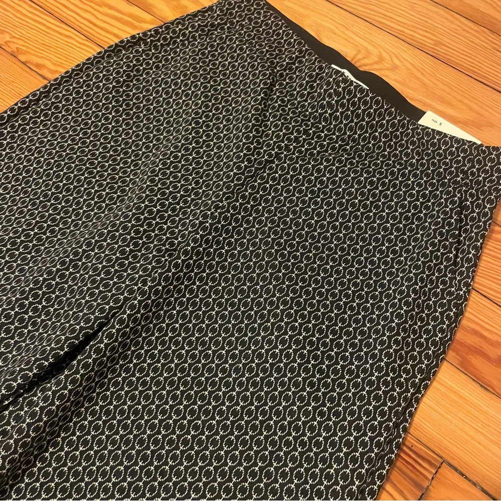 Max Studio Dress Pants Women’s Stretch Black And White Print High Waist - Picture 1 of 9